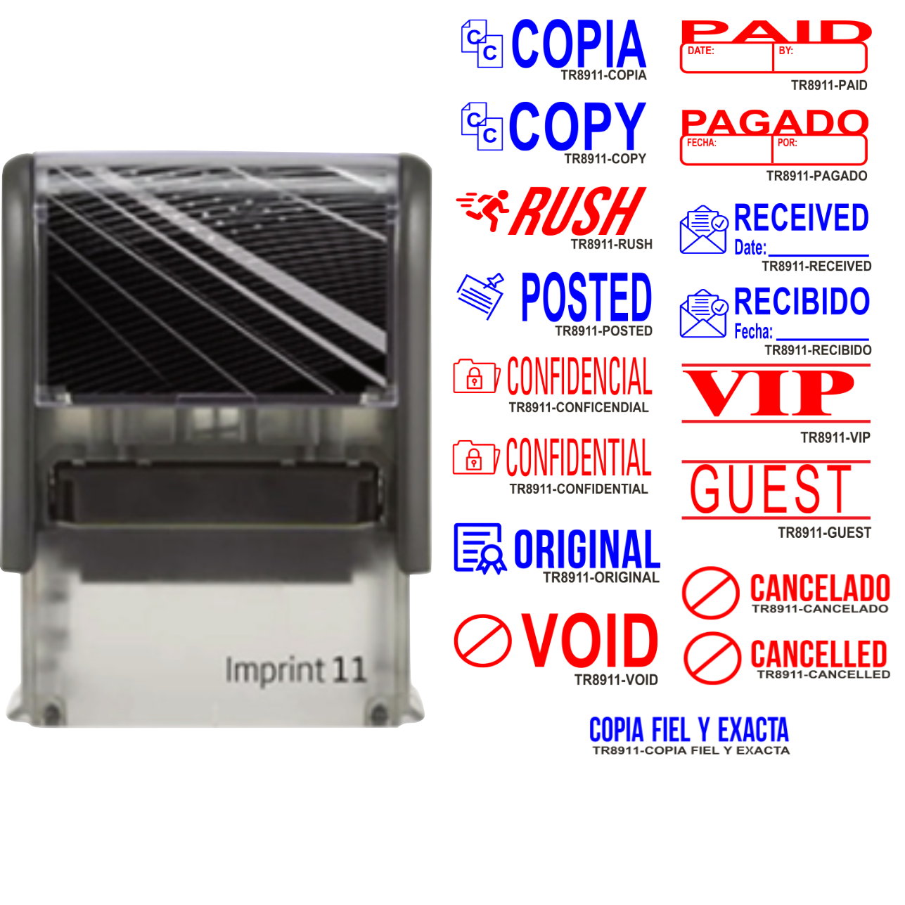 TR8911 STOCK STAMPS